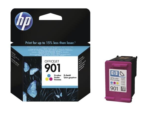 HP Tintenpatrone 901 Cyan, Magenta, Yellow CC656AE