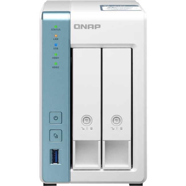 QNAP NAS TS-231P3-4G 4GB 2-Bay ohne Datenträger