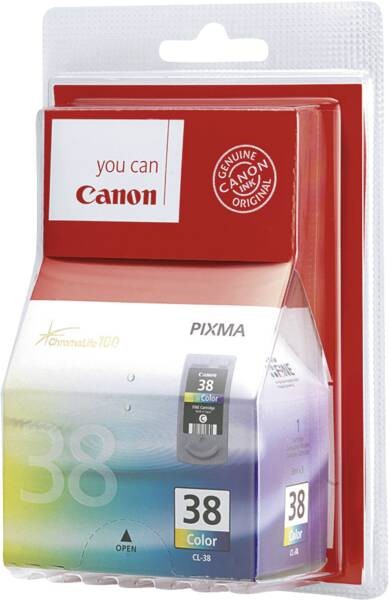 Canon Tintenpatrone CL-38 Cyan, Magenta, Yellow 2146B001