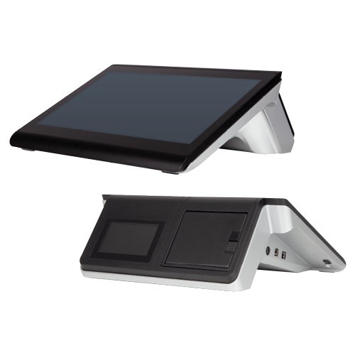 Kompaktes all in one Kassensystem 14" mit Intel Atom CPU 4GB Ram 64GB SSD inkl. Windows IoT POS
