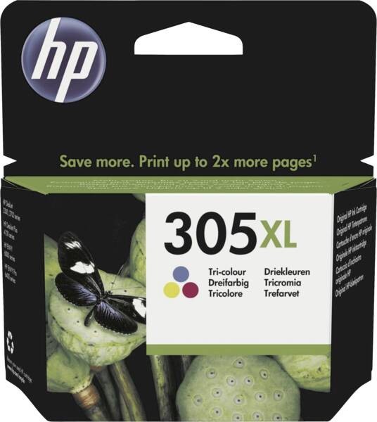 HP Tintenpatrone 305XL Cyan, Magenta, Yellow 3YM63AE