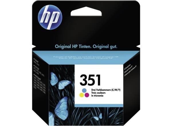 HP Tintenpatrone 351 Cyan, Magenta, Yellow CB337EE