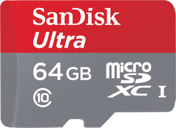 Sandisk Ultra Android microSDXC 64GB + SD Adapter + Memory Zone