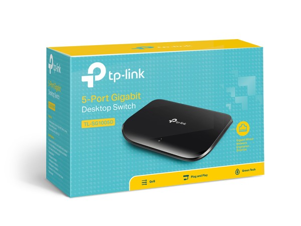 TP LINK TL-SG1005D Netzwerk Switch 5 Port 1 GBit/s