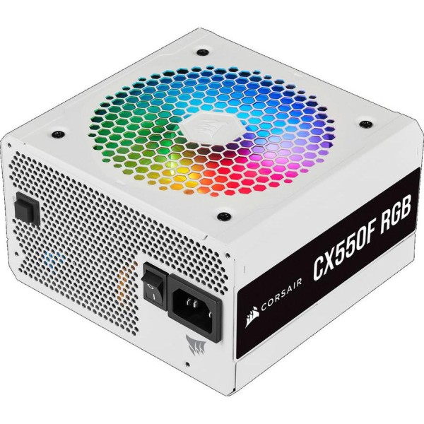 CORSAIR 550W CX550F Modular (80+Bronze) RGB White