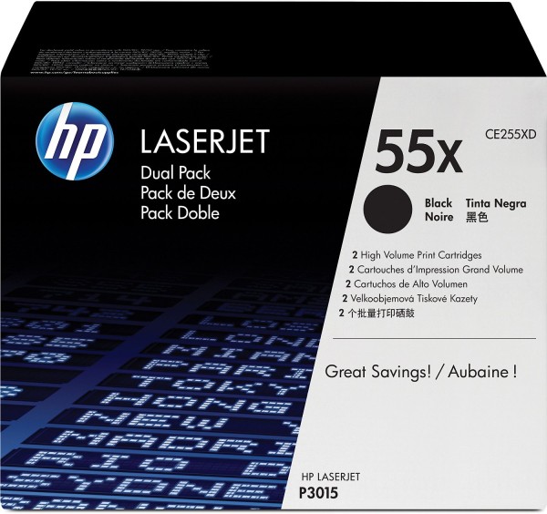 HP CE255X HP LJ Cartridge Nr.55X black 12,5K CE255X