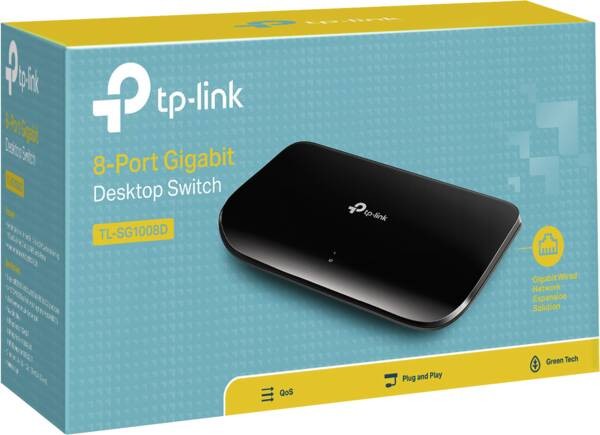 TP Link TL-SG1008D 8-Port Gigabit Desktop Switch