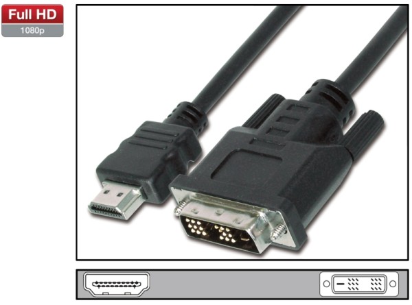 HDMI A to DVI-D 3m