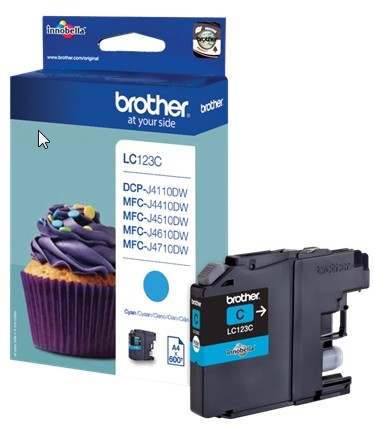 Brother LC-123C Druckerpatrone Cyan